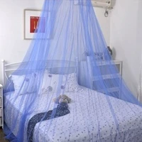 portable elgant hung dome mosquito nets for double bed summer polyester mesh fabric home bedroom baby adults hanging decoration