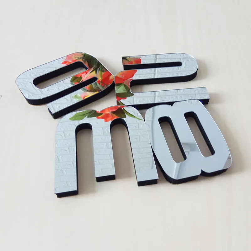 Настенные акриловые часы с зеркальной поверхностью креативные настенные