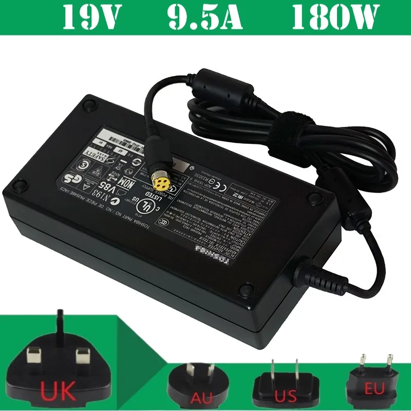 Новый 19V 9.5A 180 Вт для Toshiba Satellite Qosmio X205 X505 X870 PA3546E-1AC3 PQX33U адаптер переменного тока