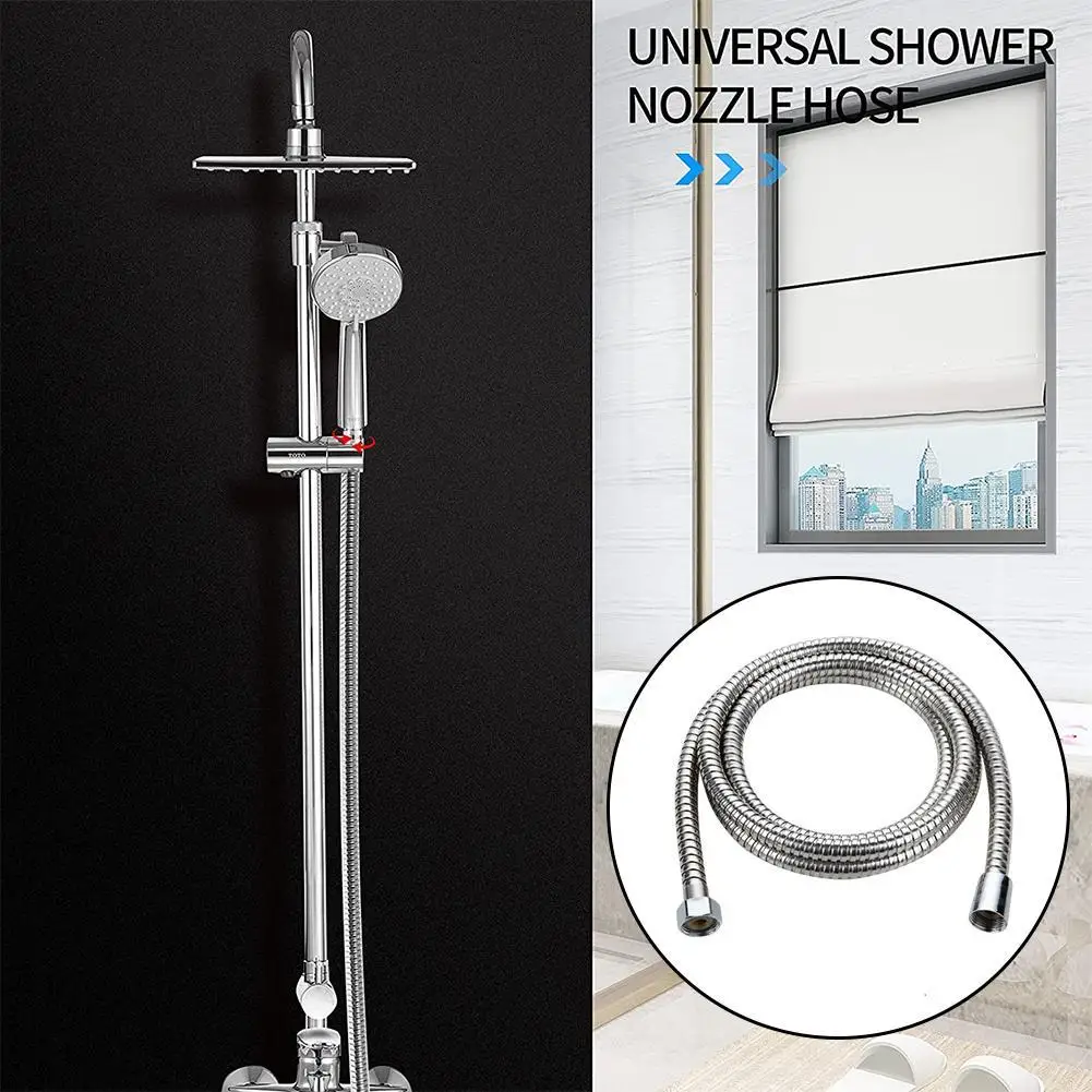 304 Steel Shower Hose High Quality Faucet Hose Flexible Shower Hose Thick Silicone Bathroom 1.5/2 Meter Shower Hose