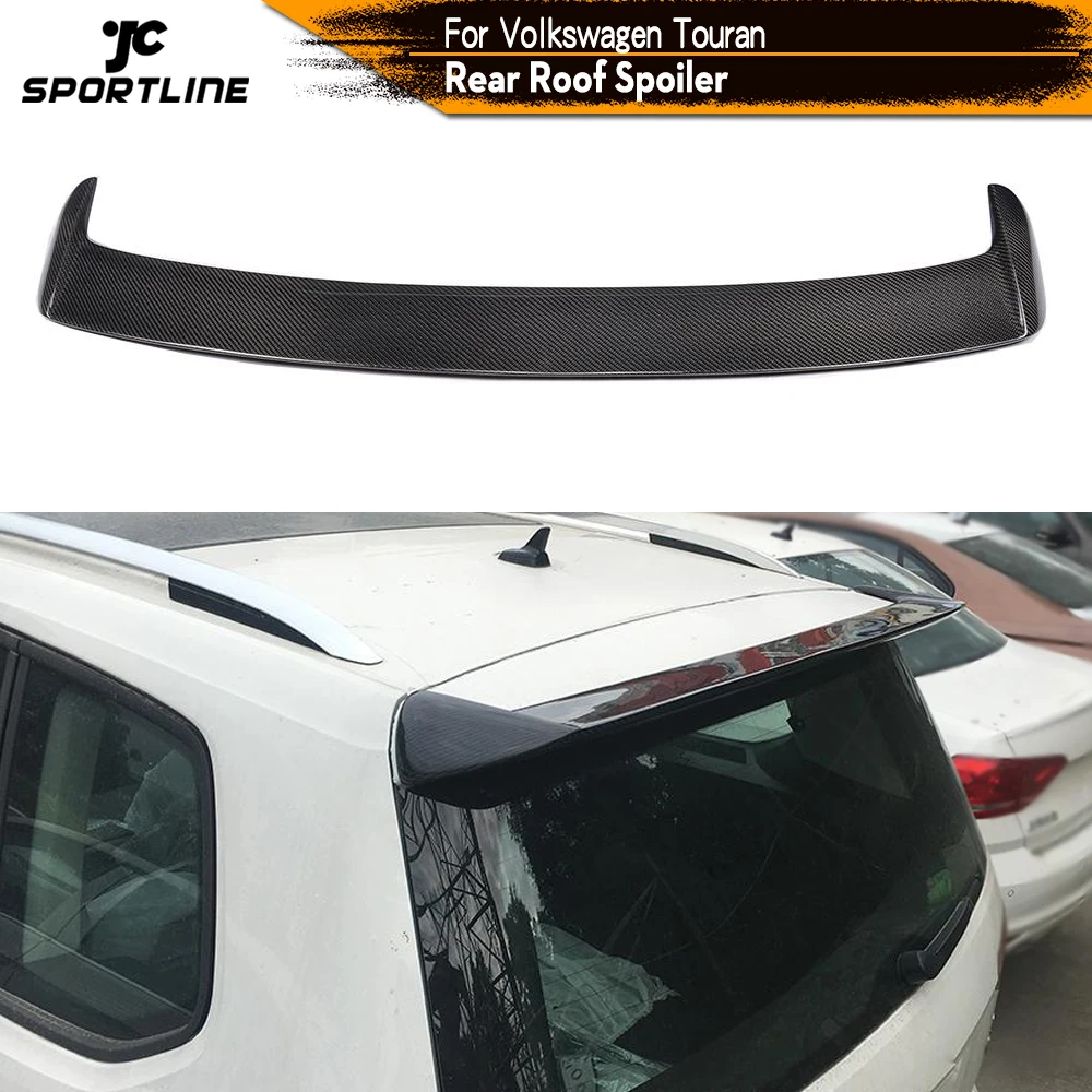 

Car-Styling Carbon Fiber / FRP Racing Rear Roof Spoiler Wing Lip for Volkwagen VW Touran 2016 2017 Rear Roof Spoiler Wing Lip