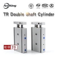 biaxial with guide rod cylinder tr20x102030405075100 pressure cylinder cxsw s magnetic parallel bars tr20 20 tr20 30