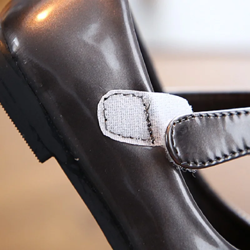 Обувь для девочек 2020 модная весенне Осенняя обувь малышей Детские блестящие