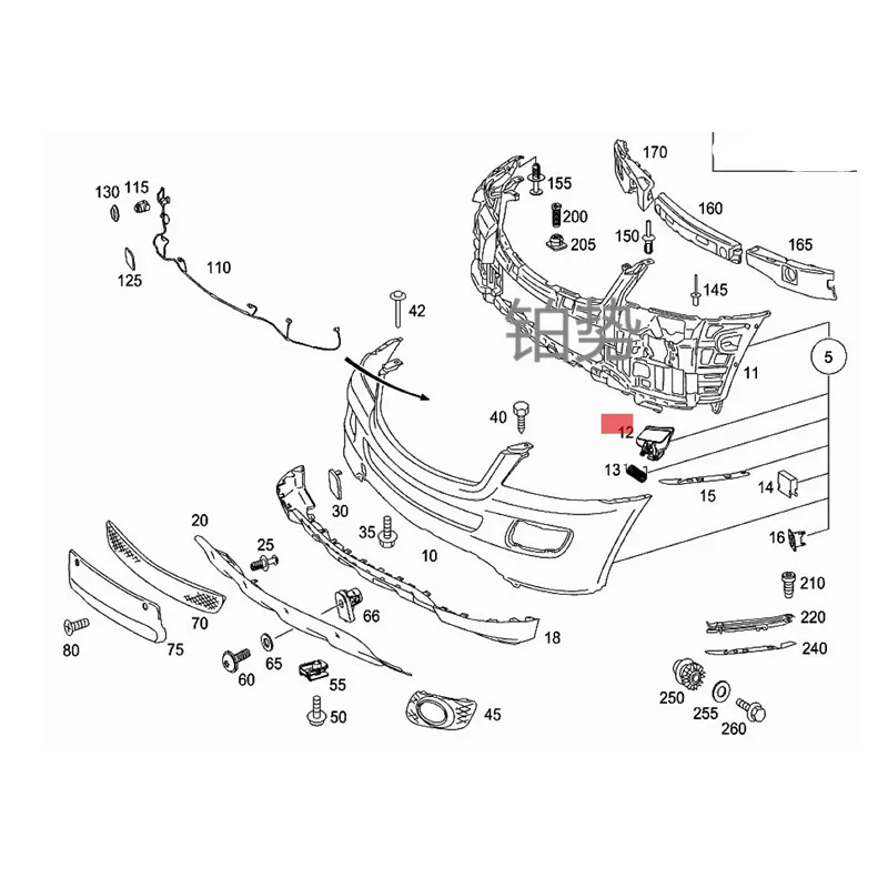 Крышка 2006 mer ced esb enzML 280 мл 300 320 350 420 500 63 W164 A1648 600 108/164 860 0108|Обвесы| |