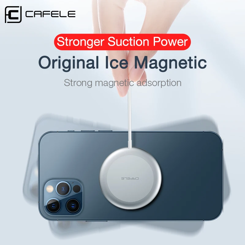 Cafele Qi Magnetic Wireless Charger for iPhone 12 11 Pro Max X Xs 15W Induction Fast Charging For Samsung Xiaomi Huawei |