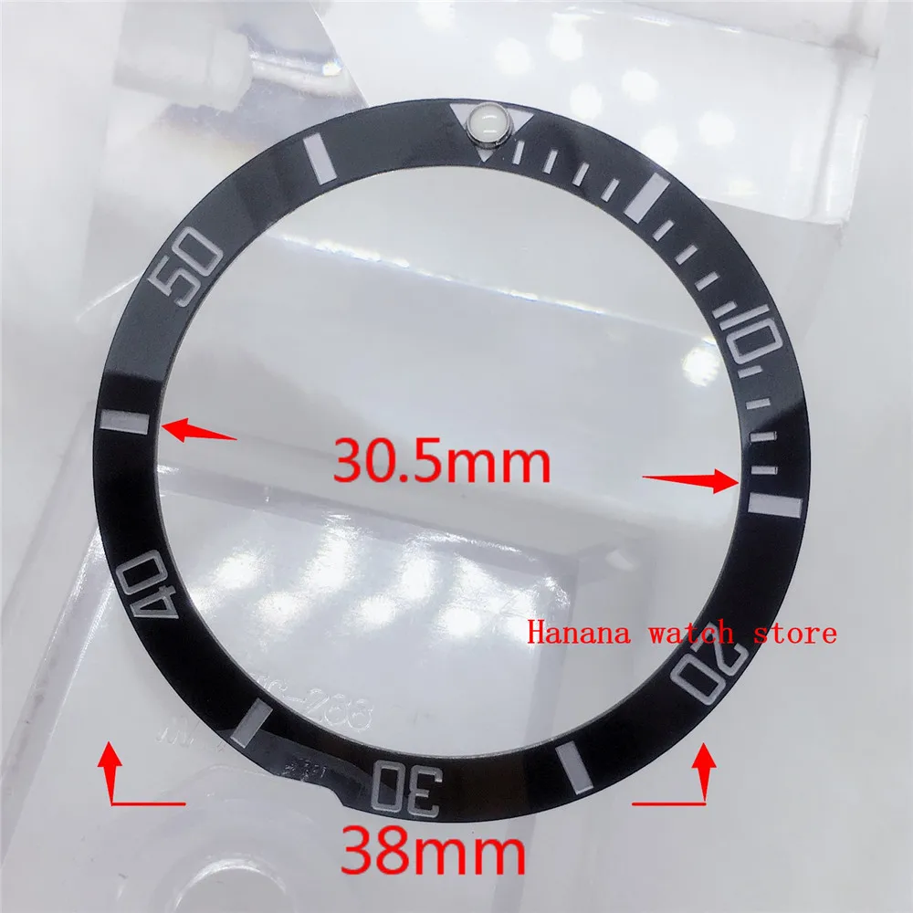BLIGER 38 мм Высокое качество Безель вставки подходят 40 SUB/GMT автоматический механизм