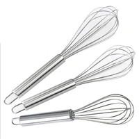 stainless steel wire whisk manual egg beater blender milk cream butter beater kitchen baking cooking utensils accessiores