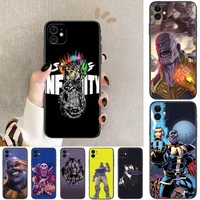 marvel avengers thanos phone cases for iphone 11 pro max case 12 pro max 8 plus 7 plus 6s iphone xr x xs mini mobile cell women