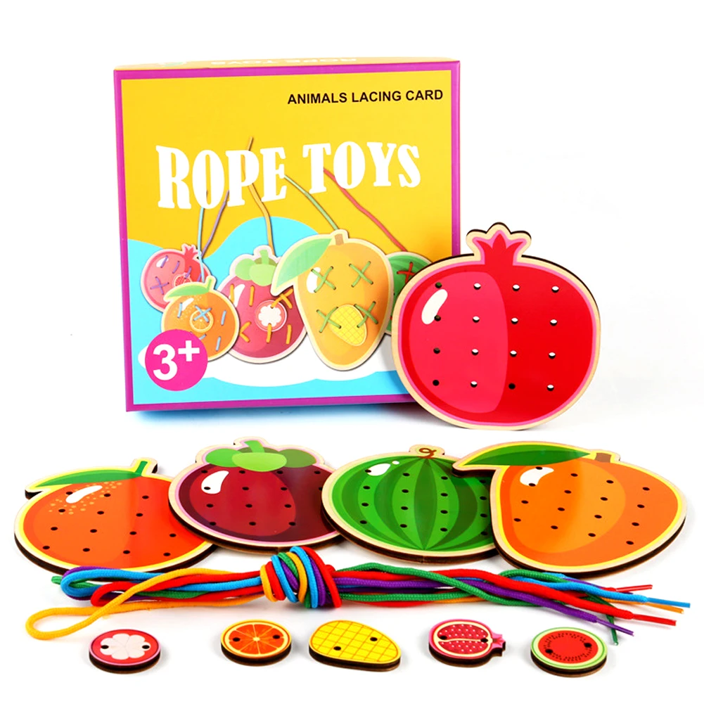 Развивающие игрушки деревянная резьба игрушка Раннее Обучение обучающая