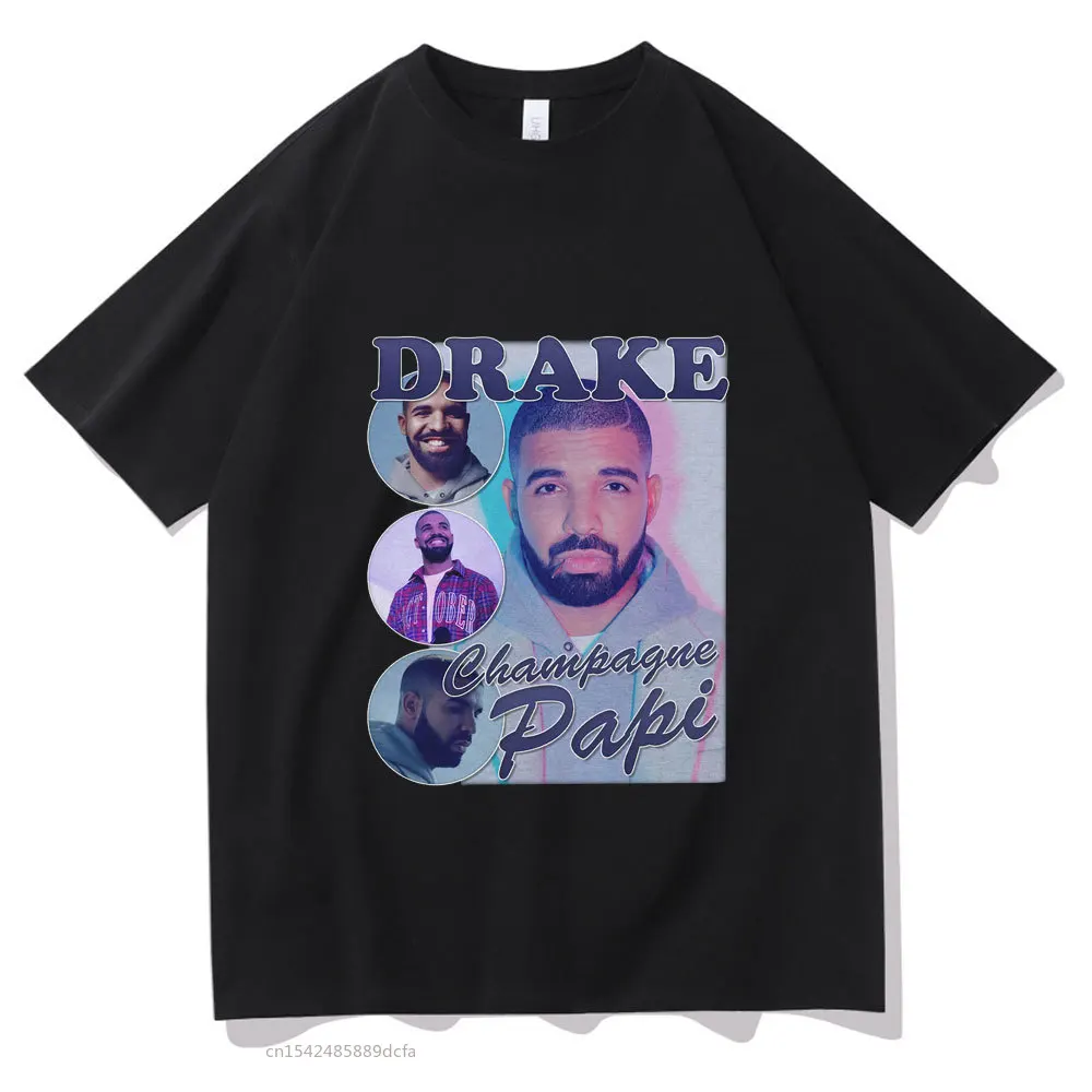 

Drake J Cole Kendrick Lamar Hip Hop Rapper T-shirt Fashion Loose Tee Tops Rap Rock Aesthetic Tshirt