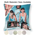 Голубая наволочка для подушки Aitana, наволочка для подушки из хлопка и льна, наволочка для подушки из хлопка и льна для операций aitanina Ocaa Aiteda Amaia Ot 2017 Ot2017 aitan