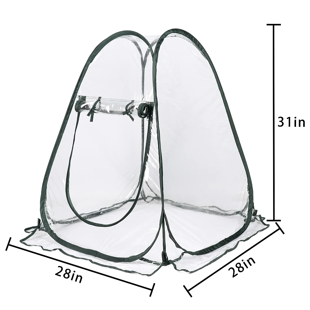 Сад теплицы портативный складной мини прозрачные ПВХ теплая комната | Дом и сад