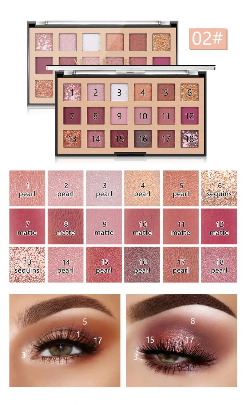 Shimmer Eye Shadow beauty глазурованные косметические тени для выделения теней для глаз Палитра натуральные матовые Перламутровые тени для век beauty TSLM1