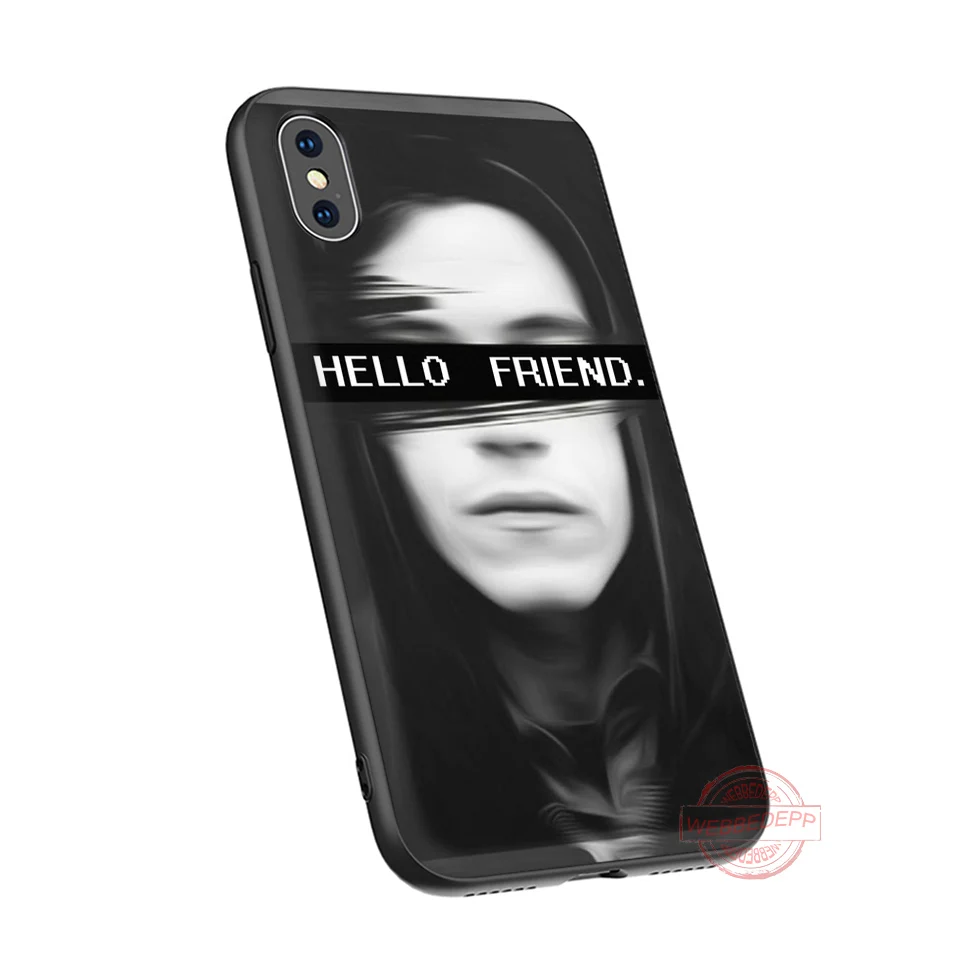 WEBBEDEPP Mr Robot Soft Silicone TPU Phone Case for iPhone 5 6 7 8 Plus X XS XR Max 11 11peo 11proMax |