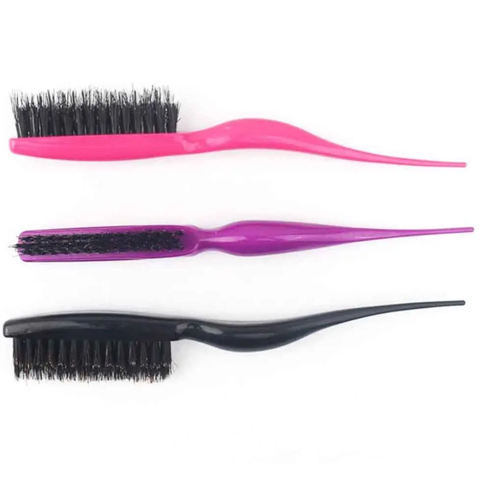 

Boar Brush Salon Comb Hair Teasing Brush for Hair Salon (Random Color)