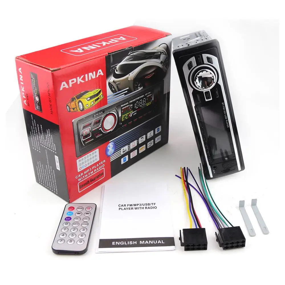 Авторадио 1 din автомобильное радио 24 в Bluetooth Радио Стерео FM/Aux вход/SD/USB MP3 рекордер