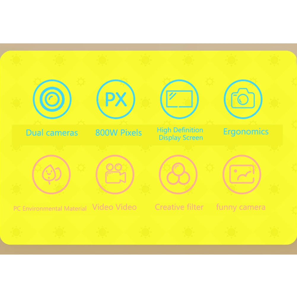 Детская мини-камера обучающие игрушки для детей цифровая фотокамера 2 4 дюймов