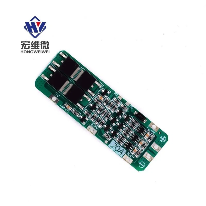 3S 3-series 20A Lithium Battery 18650 Charger PCB BMS Protection Board 12.6V 18650 Li-ion Battery Cell Charging Module 11.1V 12V