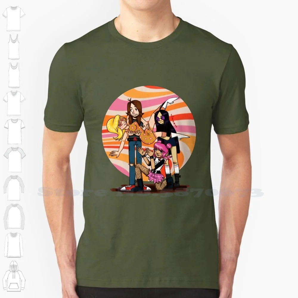 

Oc Squad Cool Design Trendy T-Shirt Tee Oc 70S Yoko Groovy Ocs Squad Underground Grunge 90S Riot Grrrl Model Fashion Pattie