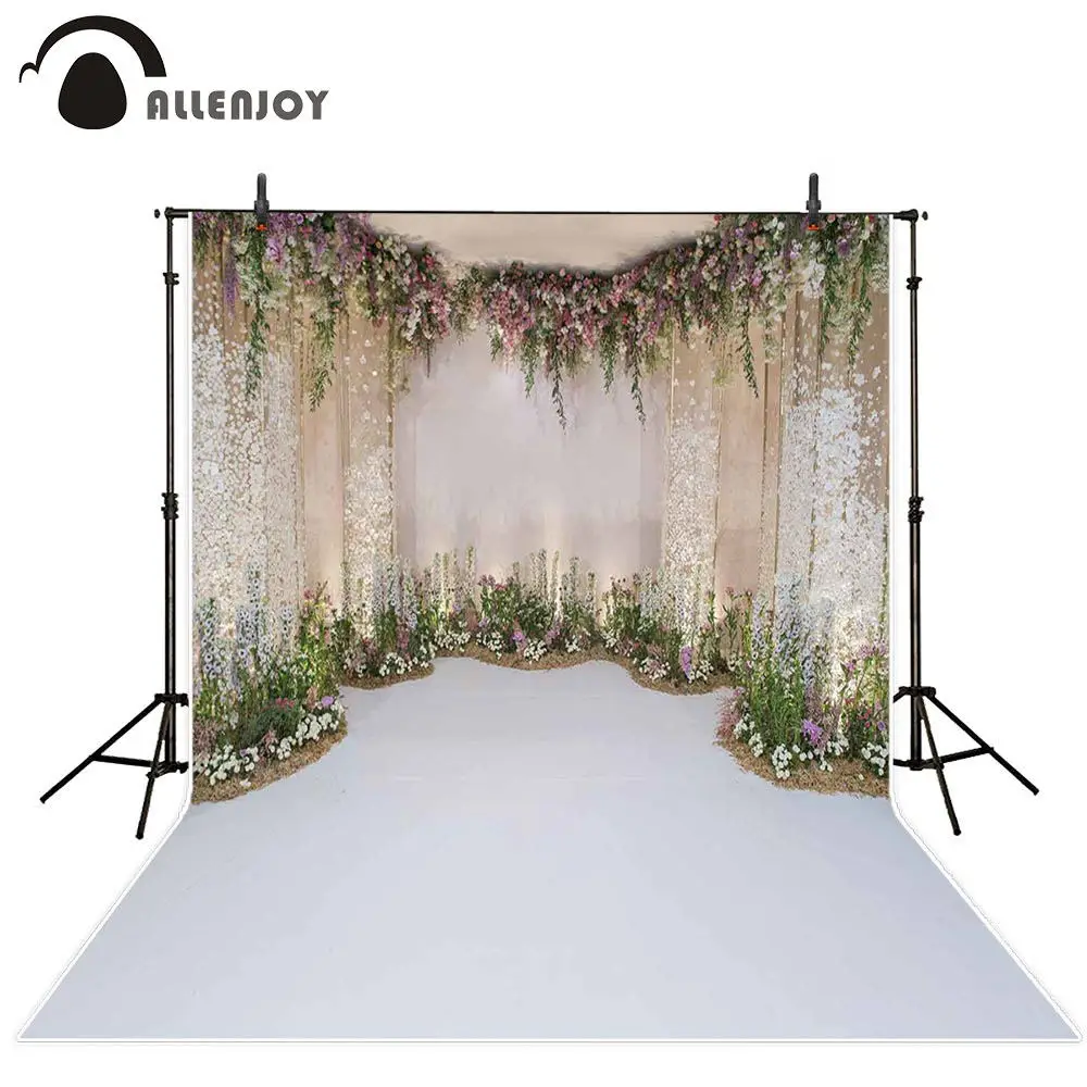 

Allenjoy свадебный фон для свадебной фотосъемки с цветами фон для фотостудии Фотофон фон для фотосъемки пол