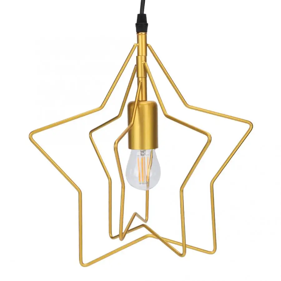 E27 светодиодный подвесной светильник в форме звезды для ресторана 100 240 В