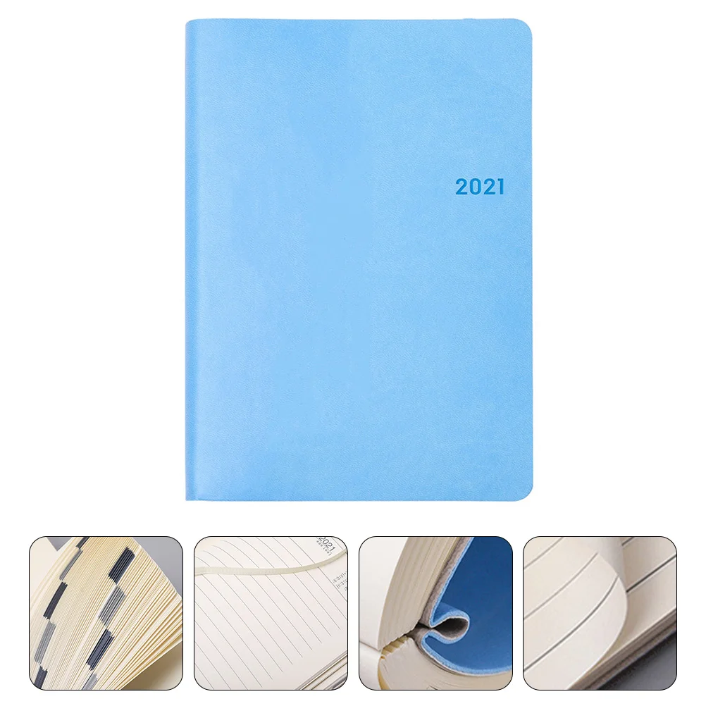 

1pc Schedule Book 2021 Planning Book Portable Schedule Notebook Daily planner