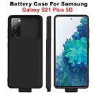 Дополнительный внешний аккумулятор чехол для Samsung Галактики S21 плюс Чехол для батареи 5000 мАч Магнитный зарядный чехол для Samsung S21 плюс 5G Powerbank крышка