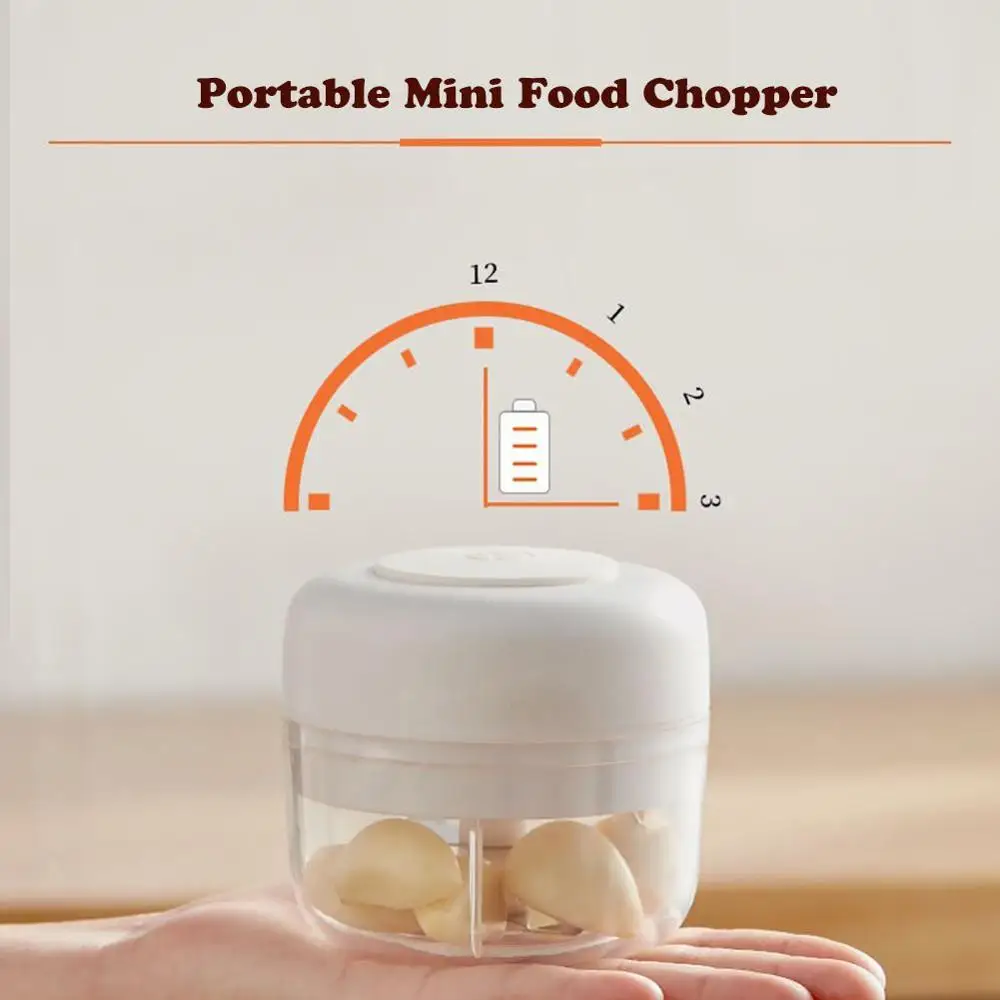 Электрический измельчитель чеснока USB овощей фруктов дробилка пресс пищевой