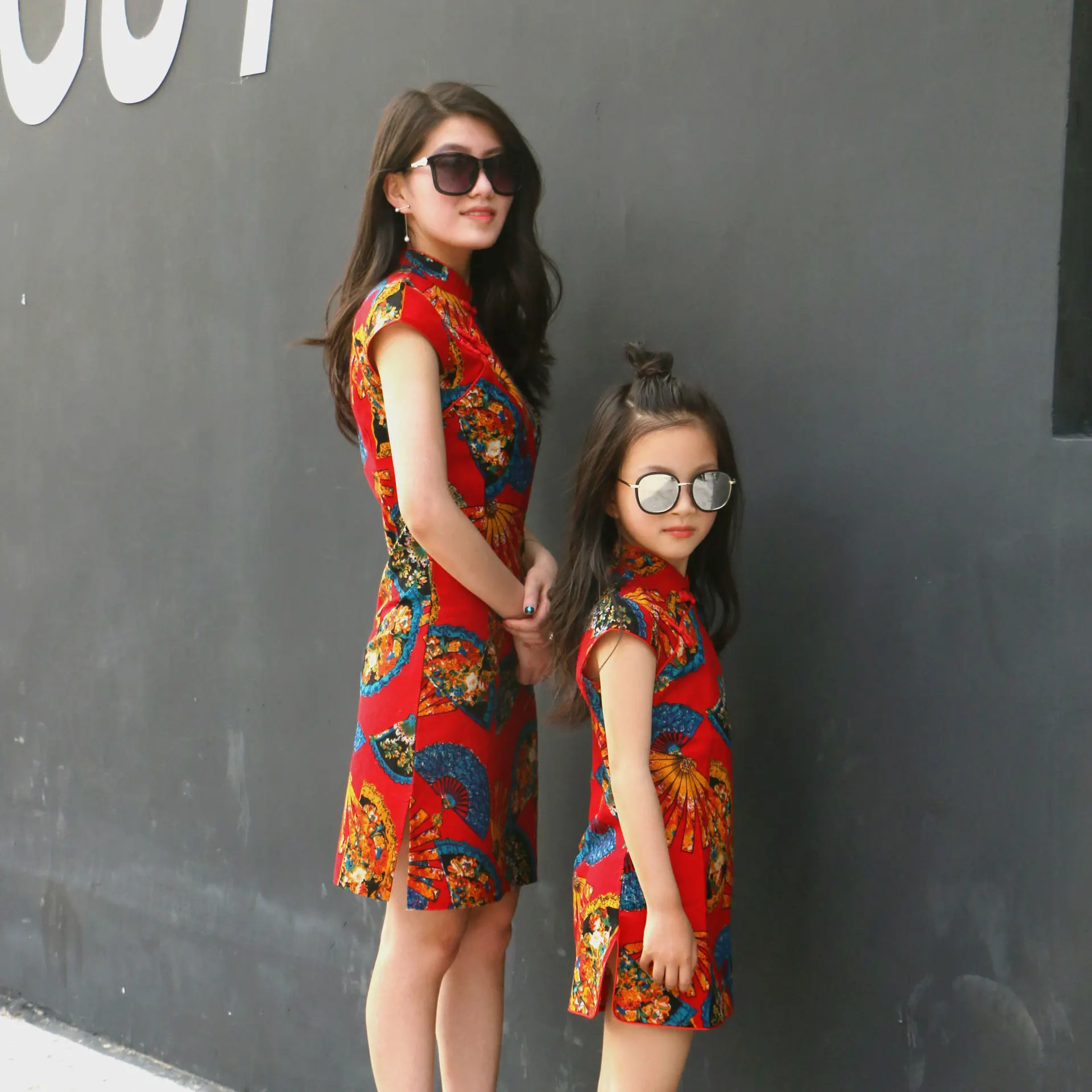 Новинка 2020 года Одежда для мама сестра и дочки Летнее платье Мама я всей семьи