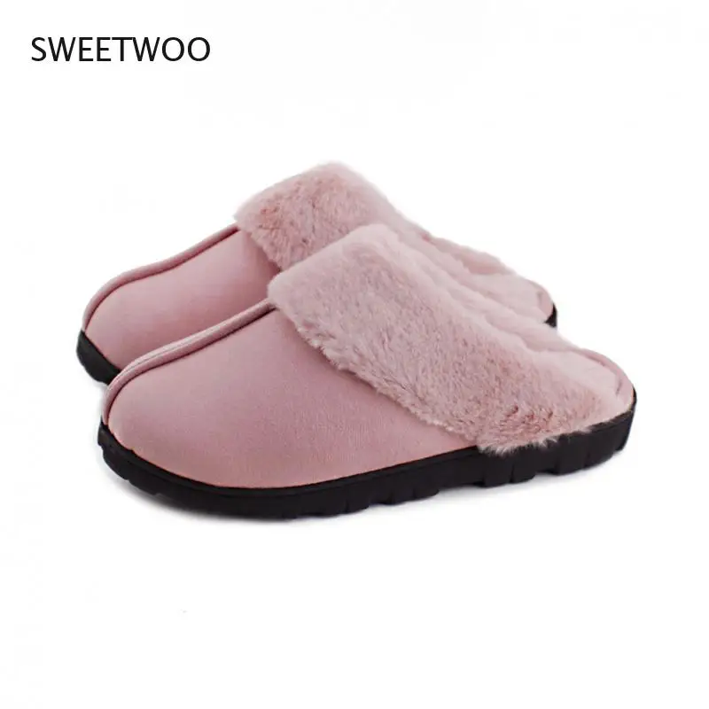Женские домашние тапочки из овечьей кожи зимние меховые Флисовые Тапочки
