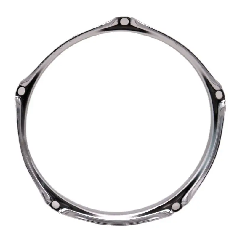 8Inch 5 Hole 4 Cave Snare Drum Rim Silver Hoop | Parts &amp Accessories