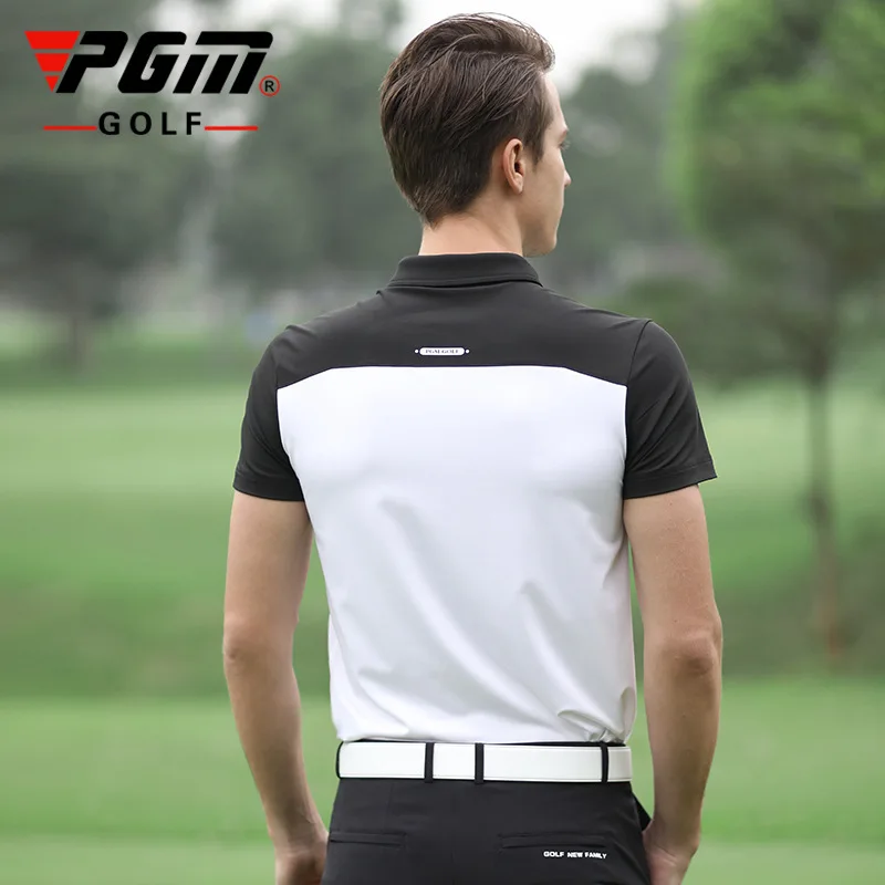 

PGM Golf Anti-Wrinkle Fabric Clothing Summer Outdoor Sport Men's Quick Dry Short-Sleeve T-shirt Yf246
