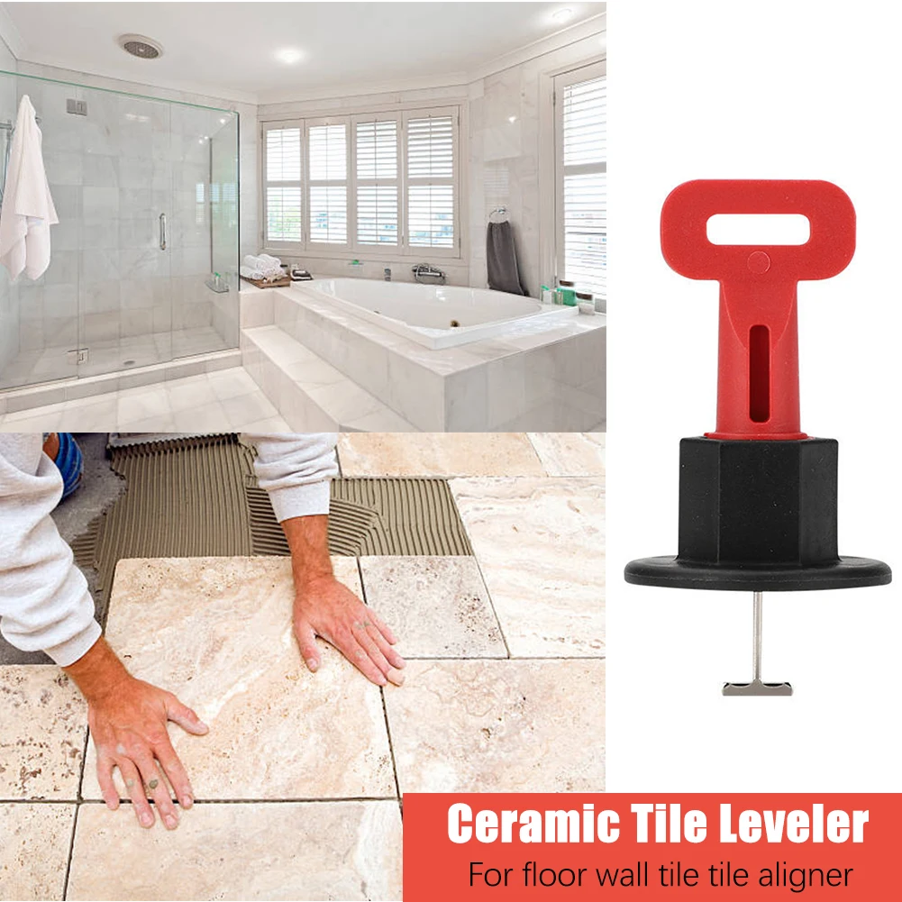 

50pcs Ceramic Level Wedges Tile Alignment Spacer Leveler for Flooring Wall or Locator Spacers Plier Flooring Wall Tile Carrelag