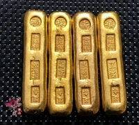 exquisite antique gold bars fu shouxi ornaments