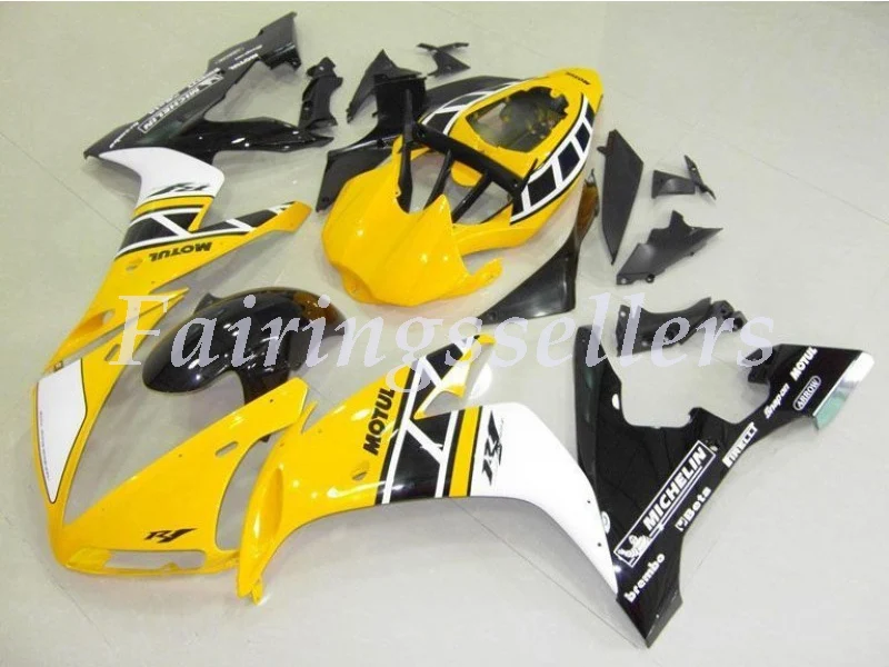 4Gifts New Injection ABS Full Fairing Fit For Yamaha R1 2004 2005 2006 04 05 06 YZF Fairings Kit Blue White | Автомобили и