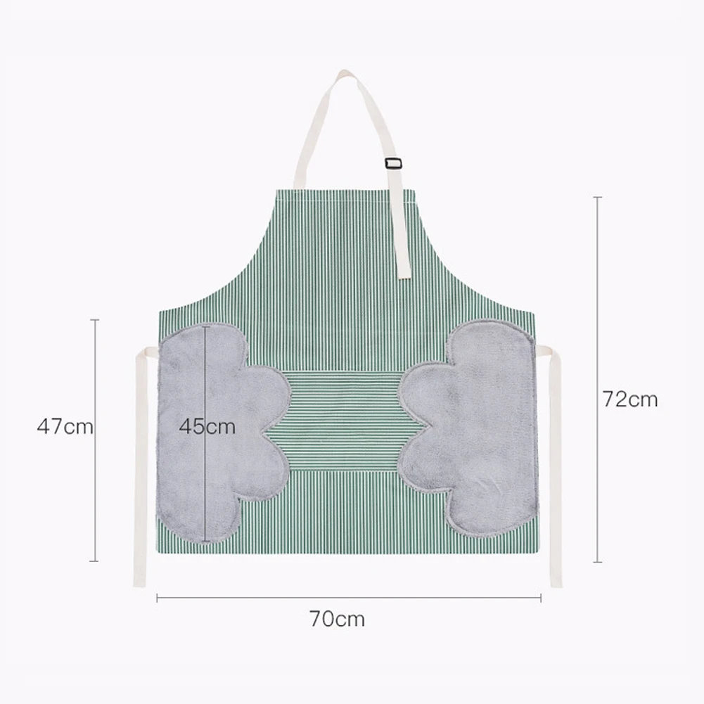 

Waterproof Hand Erasable Apron with Pocket Abrasion Hand Apron Waterproof And Oil-Proof Apron Kitchen Household Cleaning Tools