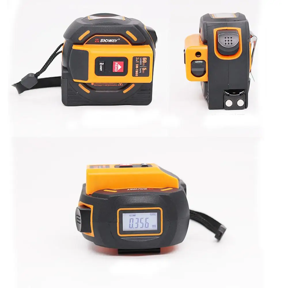 Лазерный дальномер 40 м/60 м ленточный лазерный измеритель расстояния