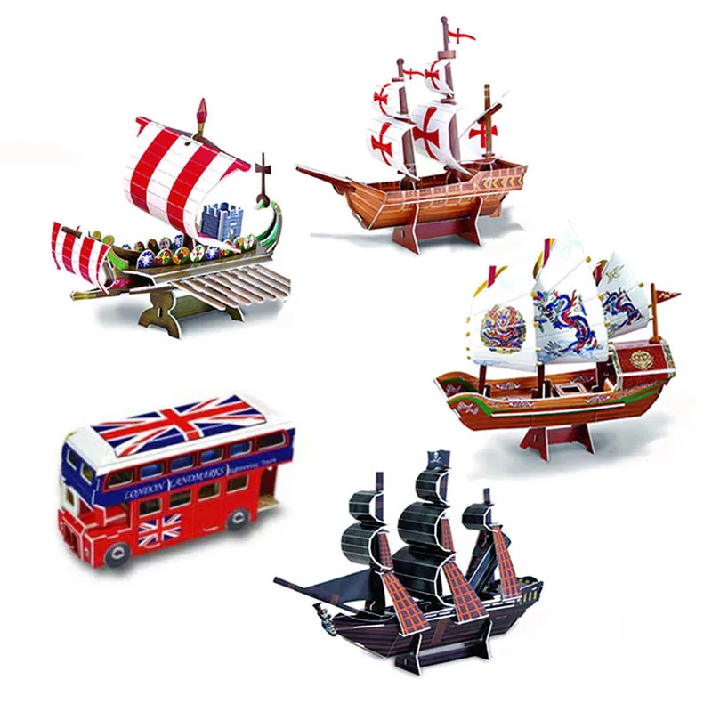 Игра пазл 3D сделай сам игрушка модель собранная головоломка для мозга игры