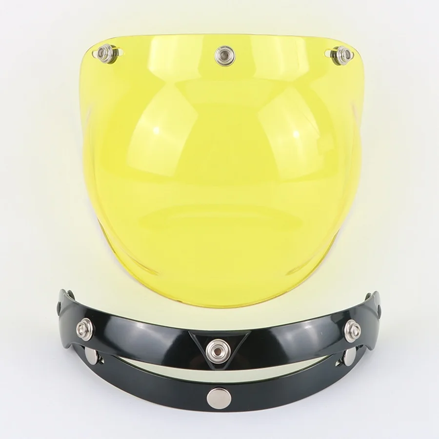 Free shipping 1pcs 3 Snap AntiFog Moto Bubble Shield Single Lens Mirror Flip Up Adapter Open Face Motorcycle Helmet | Автомобили и