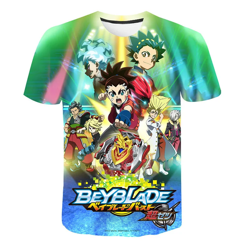 

3D Beyblade Burst Printed T-shirts Men Women Children Summer Short Sleeve T shirts 2020 Casual Cool Streetwear Kids Tops Tees