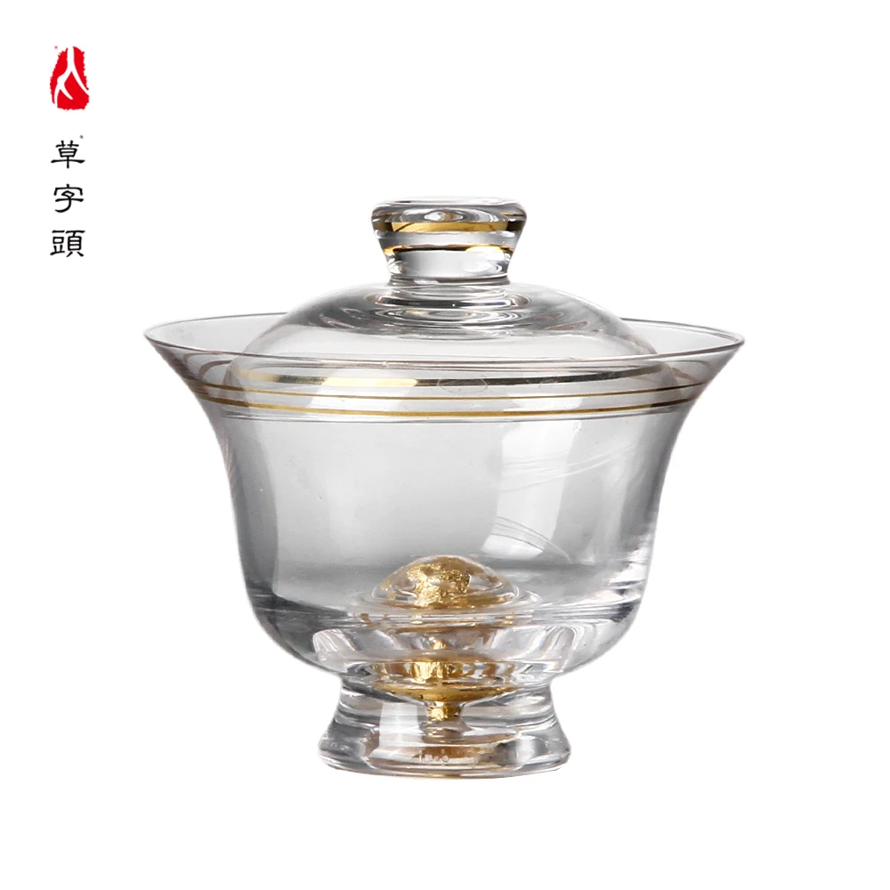 

White boxed gold foil gold cover bowl set 501151