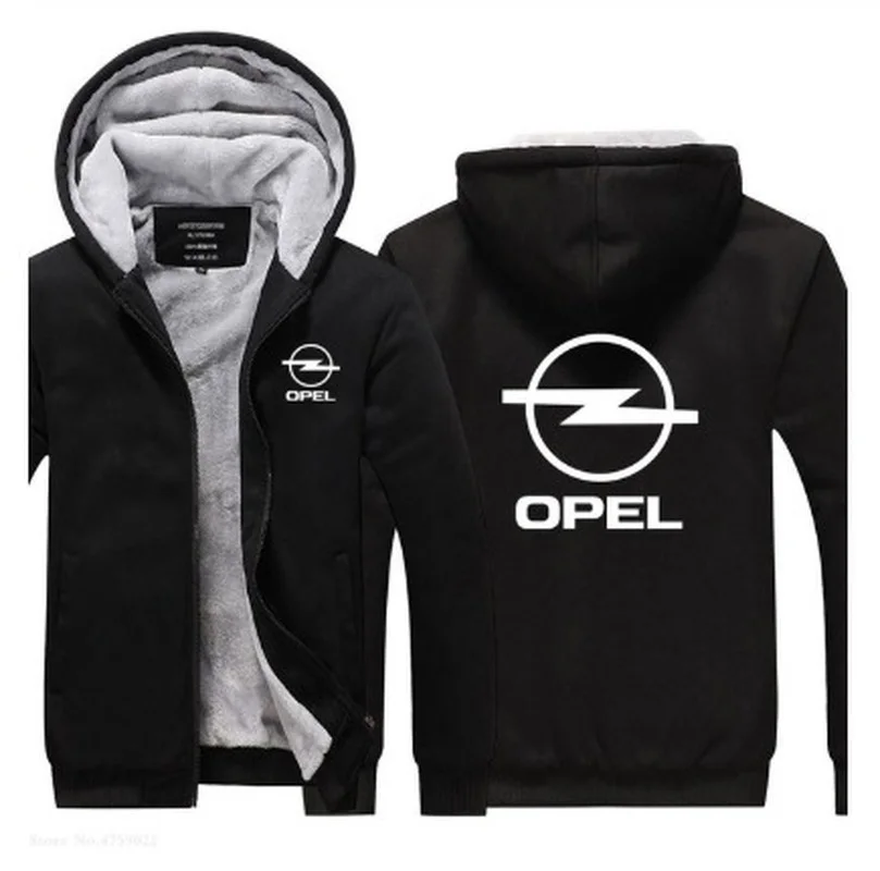 

NEW Winter male new arrived casual for Opel Sweatshirt men Hoodies zipper Thicken coats winter male warm jackets