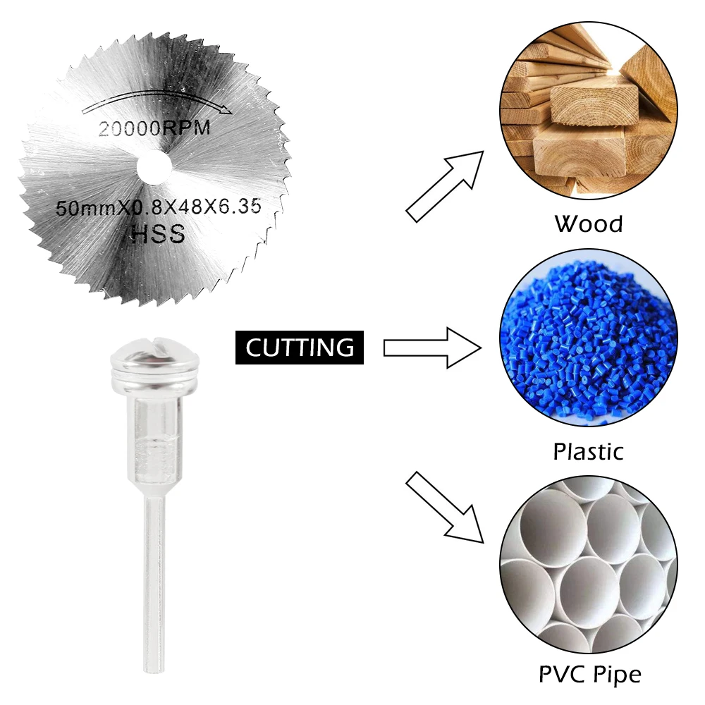 34 шт. дисковые пилы отрезные колеса алмазные HSS мини режущие диски для резки