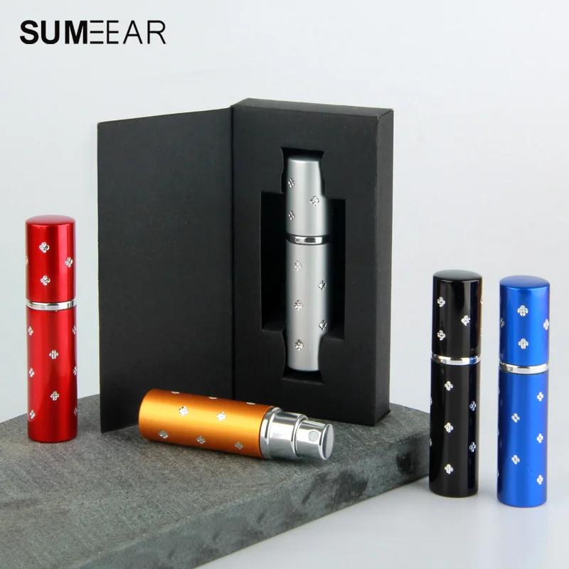 

Алюминиевый флакон для духов с распылителем, 50 шт./лот, 5 мл