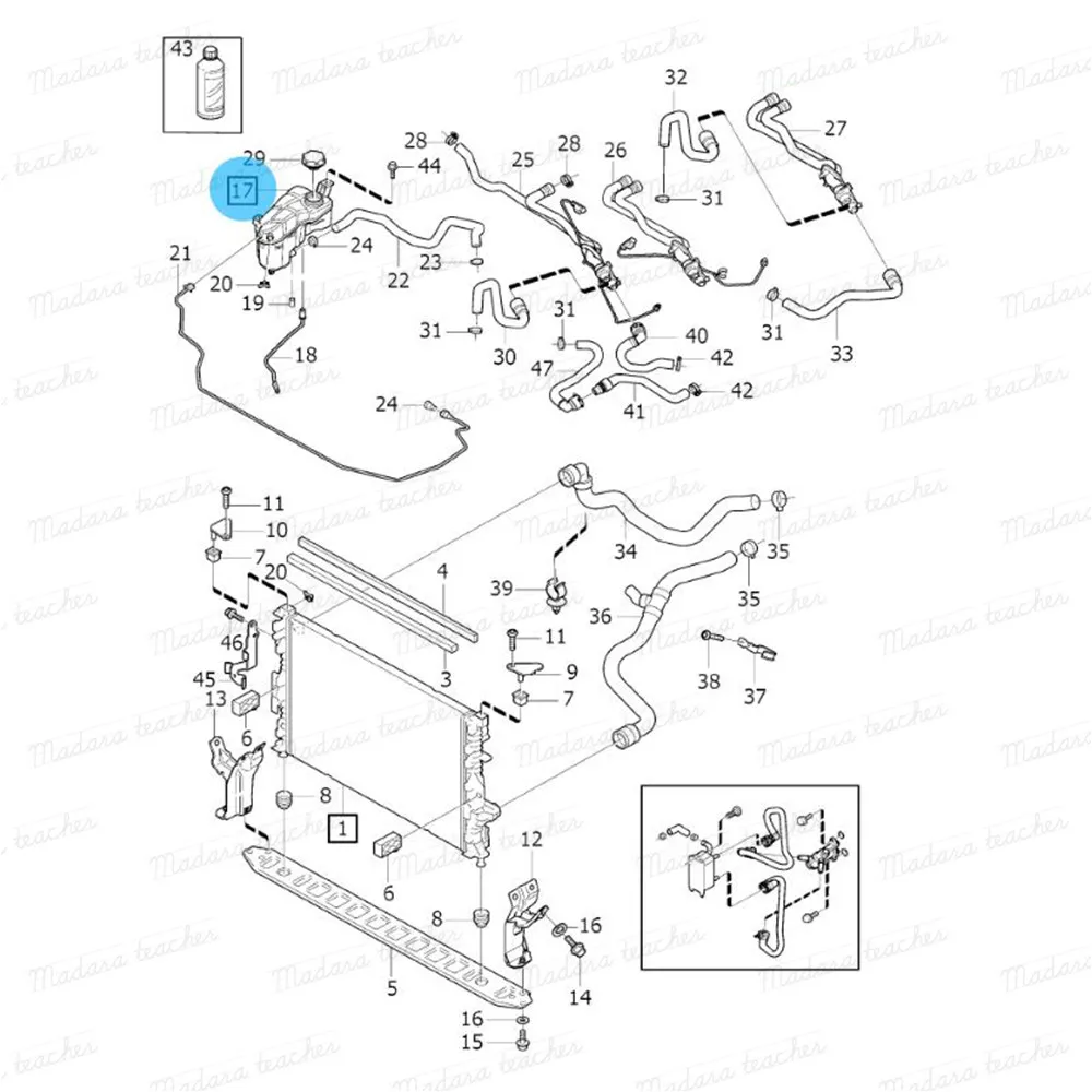 Расширительный бак для воды VOLVO V60 XC60 XC70 S60 S80 2.5L L5 L6 3.0L 3 2 расширительный