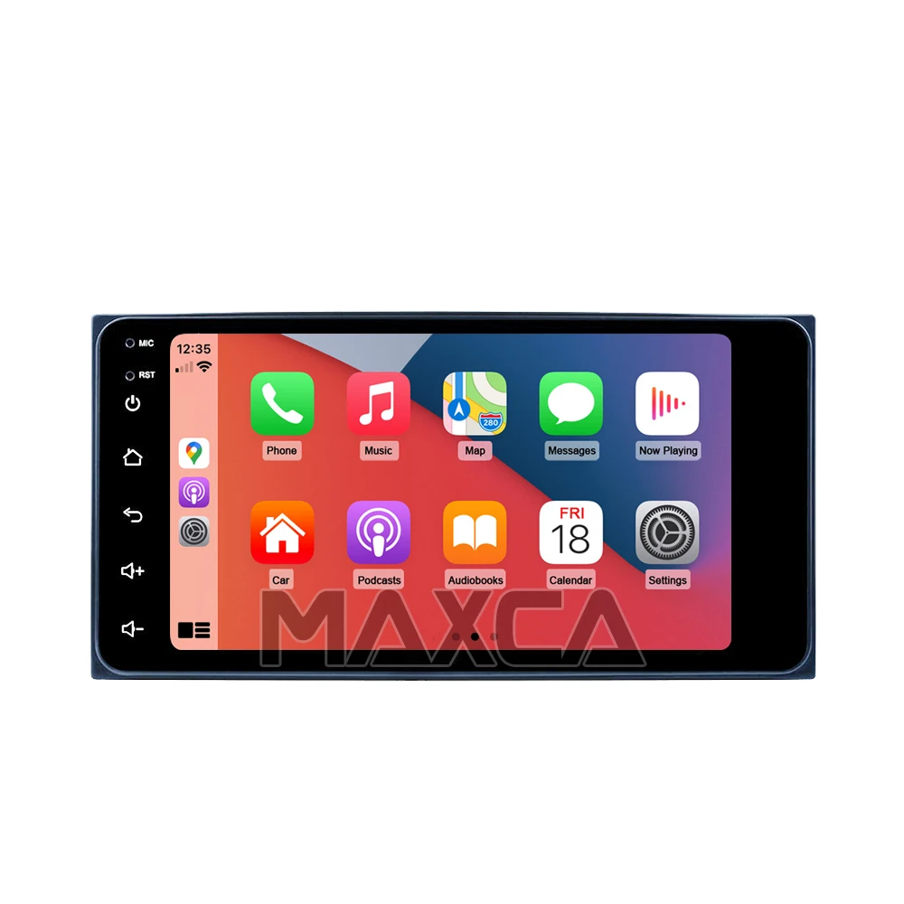 MAXCA 7-дюймовый 2 din беспроводной Carplay Android Авторадио для Toyota Corolla Auris Hilux VIOS Camry Wish Prado