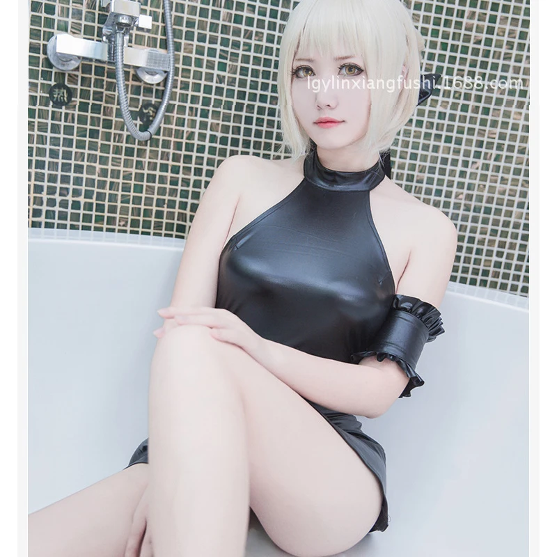 Костюм для косплея судьбы ночи саблей купальник Su Ku Цельный мой Властелин