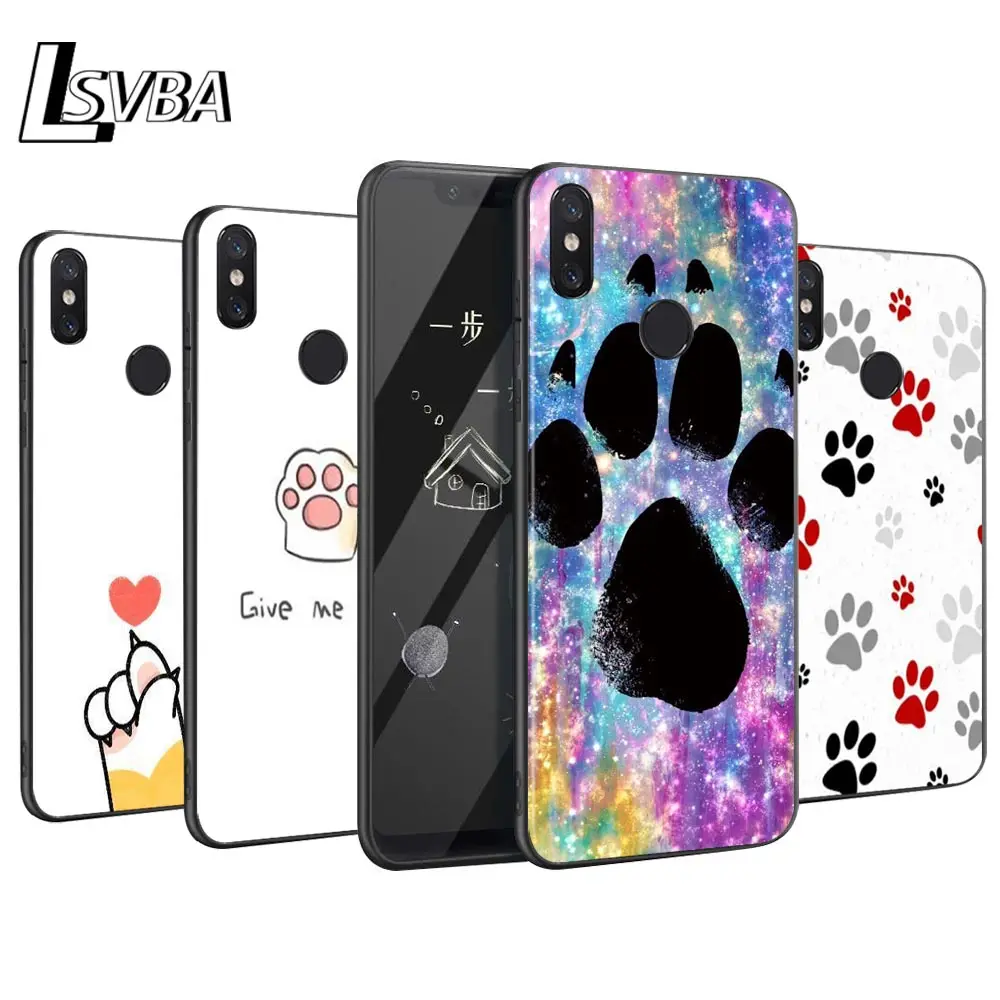 Чехол с защитой от падения в виде кошачьей собачьей Лапы Для Xiaomi Mi 10 Lite 9T CC9 Pro Note 9 8