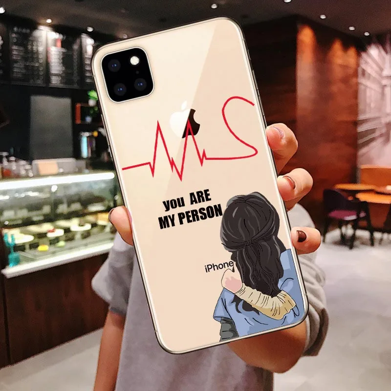 Силиконовые чехлы для телефонов для девочек Bff Best Friends Forever для iPhone 11 Pro Max Xs 6 6S 7 8 Plus X XR XS MAX 5S SE 5 задняя крышка чехол