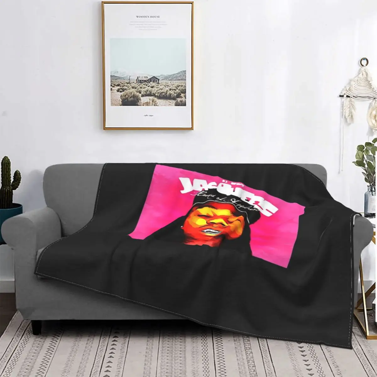 

Jacquees-Manta clásica Intro, colcha para cama a cuadros, manta de пикник, toalla de lujo